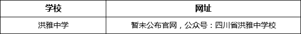 眉山市洪雅中學(xué)網(wǎng)址是什么？